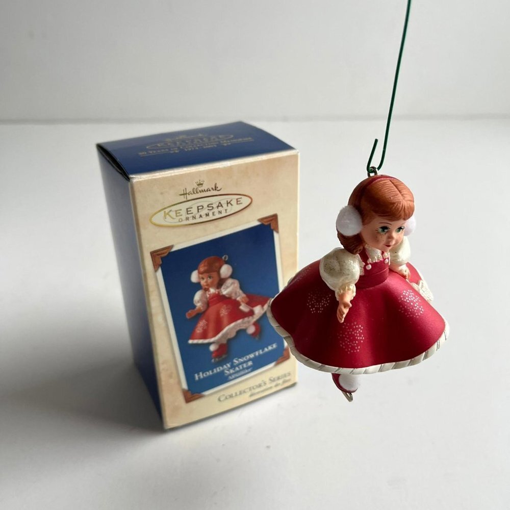 Vintage Christmas Ornament - Snowflake Skater - Hallmark Keepsake Collector